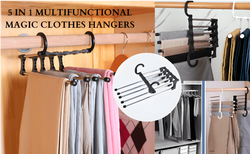 5 IN 1 MULTIFUNCTIONAL CLOTH HANGER