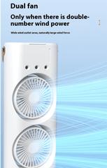 DOUBLE HEAD SPRAY COOLING FAN