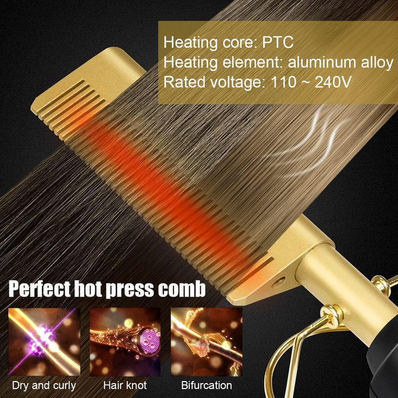 2 IN 1 ELECTRIC HEATING COMB