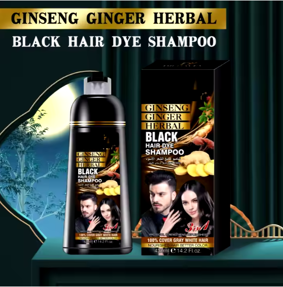 Ginger Black Hair Shampoo (500ml)