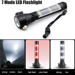 USB RECHARGEABLE SOLAR LED TORCH